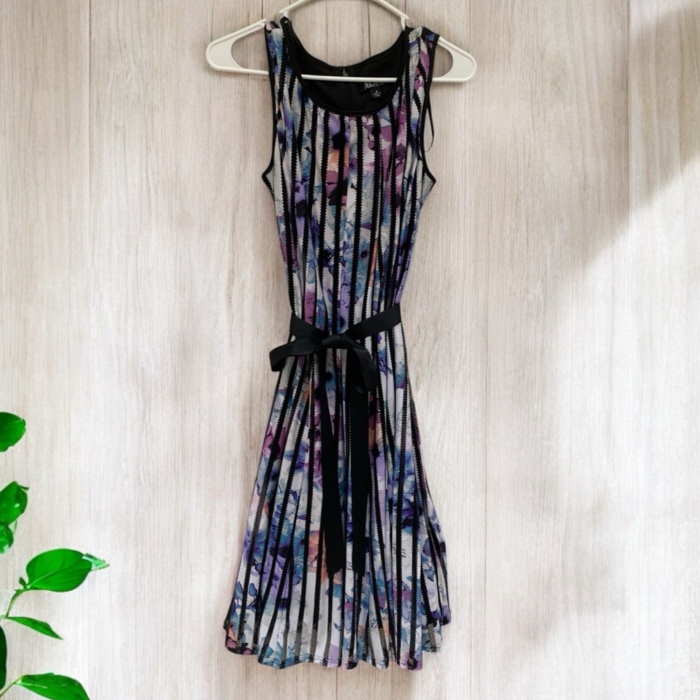 BEAUTIFUL MULTI-COLORED SHEATH DRESS, Sz 6, BRAND NEW!!!